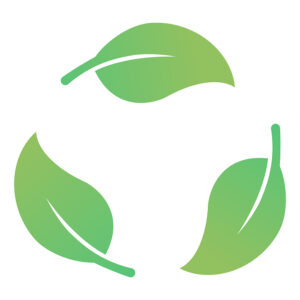 АМК панели Страница Производство (Категория Москва) для фасада дома Eco Leaves Recycle Sign Gradient